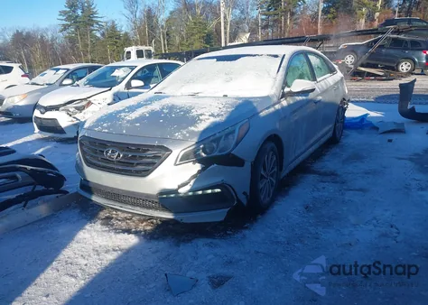 2016 Hyundai Sonata Sport z USA, uszkodzony, nr VIN 5NPE34AF1GH283240